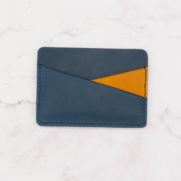 Colorblock Mountain Top Four-Pocket Card Case Wallet - Image 19
