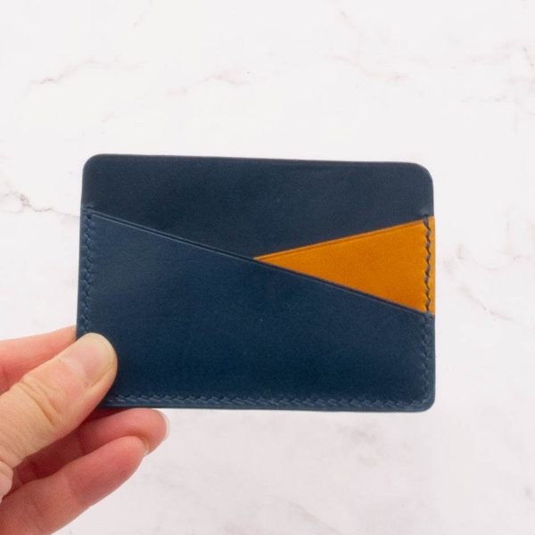 Colorblock Mountain Top Four-Pocket Card Case Wallet - Image 20