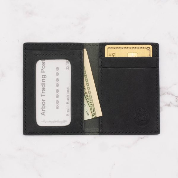 Slim Bifold Card Holder Wallet with ID Window - Image 19