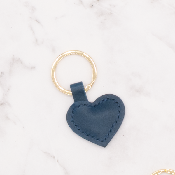 Heart Shaped Leather Key Ring - Image 11