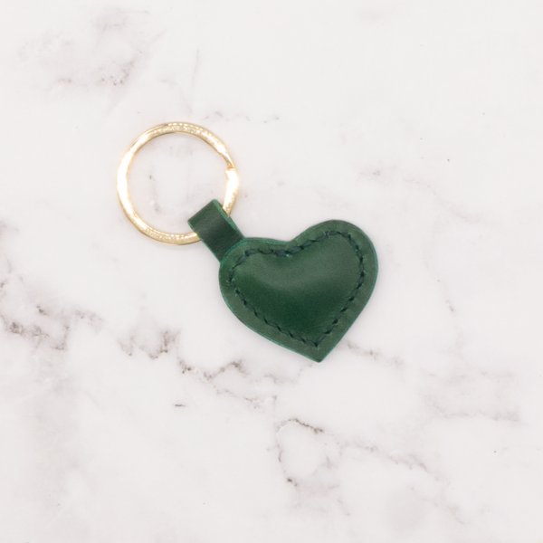 Heart Shaped Leather Key Ring - Image 14