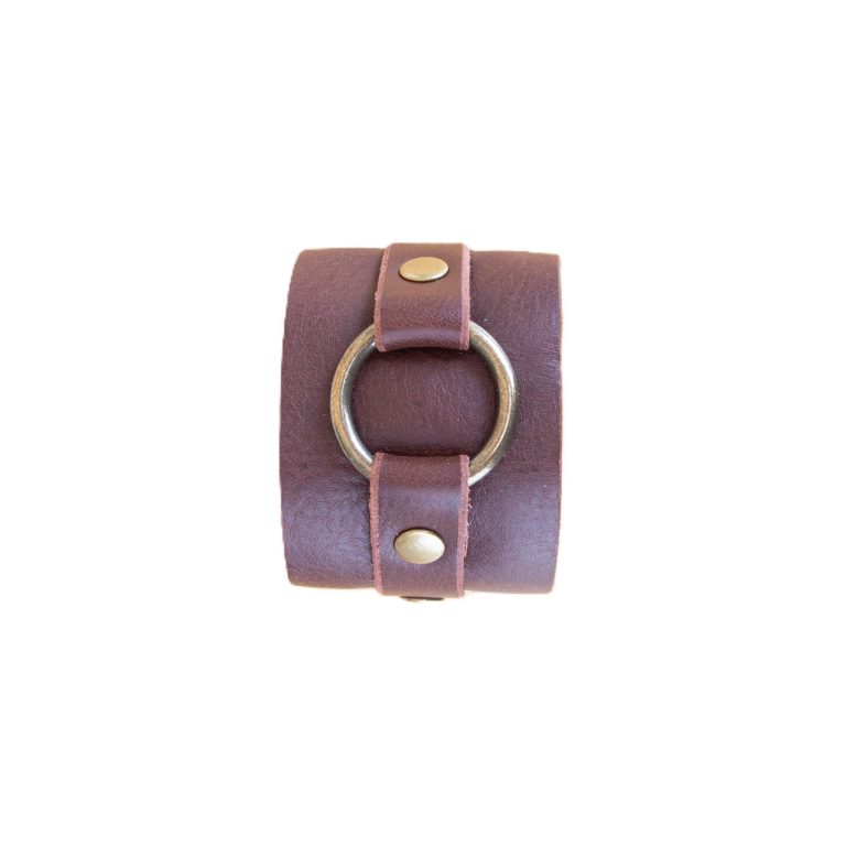 Retro-Style Leather Cuff - Image 4