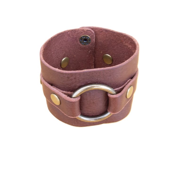Retro-Style Leather Cuff - Image 3