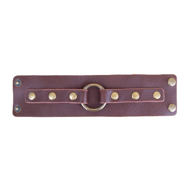 Retro-Style Leather Cuff - Image 5