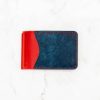 Colorblock Slim Money Clip Bifold Wallet - Image 10