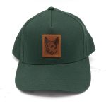 Leather Patch Baseball Cap - Dog