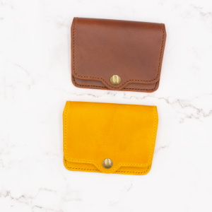 Snap Minimalist Bifold Leather Wallet
