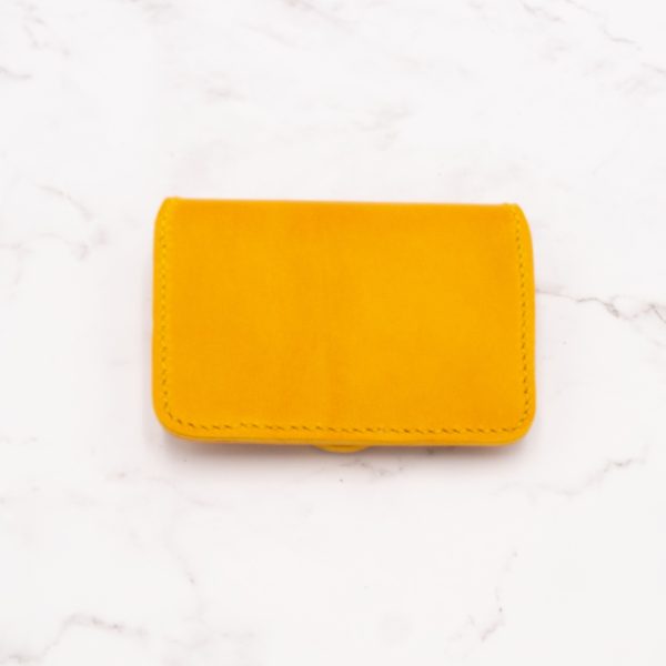 Snap Minimalist Bifold Leather Wallet