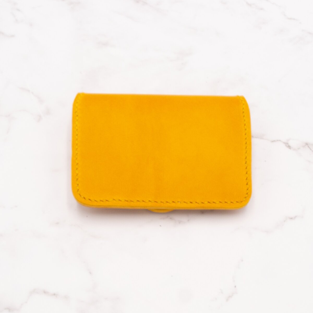 Snap Minimalist Bifold Leather Wallet 4 Snap Minimalist Bifold Leather Wallet - Image 4