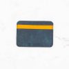 Two Tone Color Block 5-Pocket Card Holder Wallet - Image 6