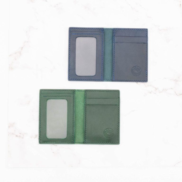 Slim Bifold Card Holder Wallet with ID Window - Image 12