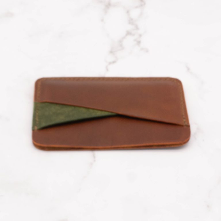 Colorblock Mountain Top Four-Pocket Card Case Wallet - Image 13