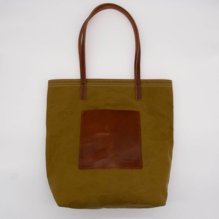 Waxed Canvas Large Book Bag - Image 7