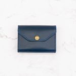 Leather Accordion Wallet with Six Pockets