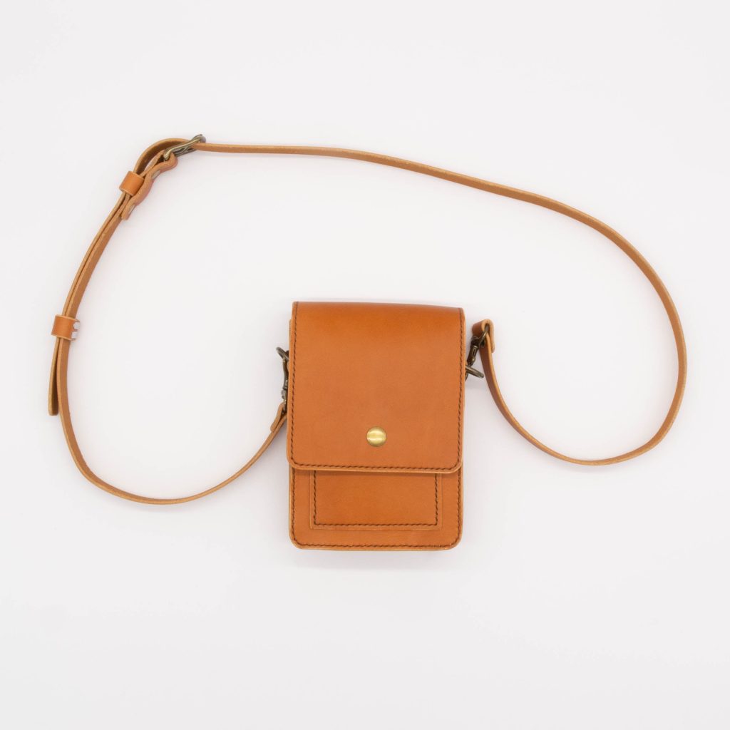 Crossbody Phone Bag - Tan