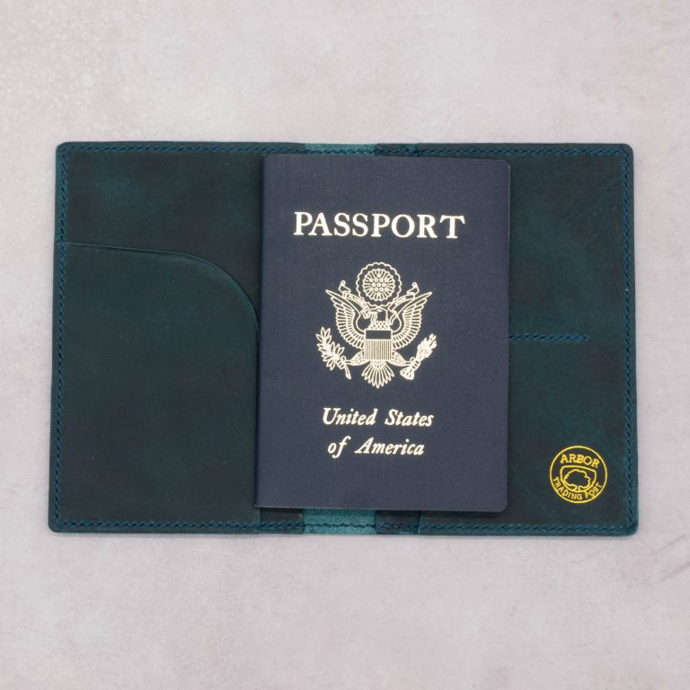 Leather Passport Cover - Image 4