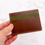 Two Tone Color Block 5-Pocket Card Holder Wallet