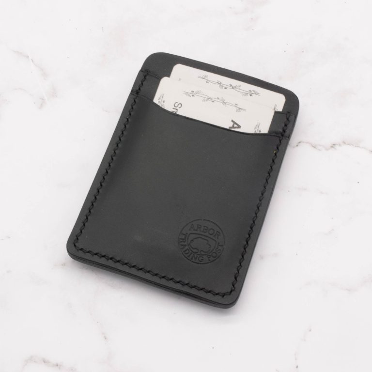 Leather Money Clip Card Holder Wallet with 4 Card Pockets - Image 8