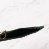 Short Leather Wallet with Top Zipper and Key Ring - Image 6