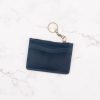 Short Leather Wallet with Top Zipper and Key Ring - Image 7