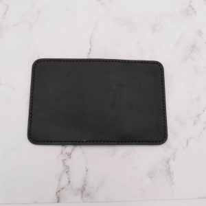 Arbor Trading Post Bifold Wallet Black Handcrafted Leather Slim Design Bifold Wallet