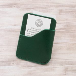 Arbor Trading Post Wallet Handcrafted Leather Minimalist Wallet, 3 Pocket