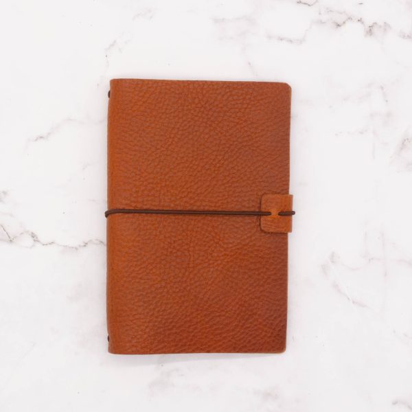 Pocket-Size Leather Traveler Notebook Cover – Fits 3.5" x 5.5" Midori-Style Inserts - Image 7