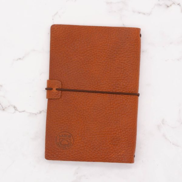 Pocket-Size Leather Traveler Notebook Cover – Fits 3.5" x 5.5" Midori-Style Inserts - Image 8