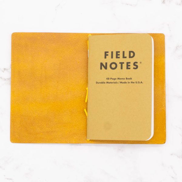 Pocket-Size Leather Traveler Notebook Cover – Fits 3.5" x 5.5" Midori-Style Inserts - Image 5
