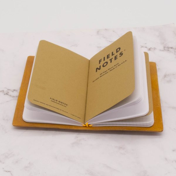 Pocket-Size Leather Traveler Notebook Cover – Fits 3.5" x 5.5" Midori-Style Inserts - Image 6