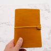 Pocket-Size Leather Traveler Notebook Cover – Fits 3.5" x 5.5" Midori-Style Inserts - Image 3