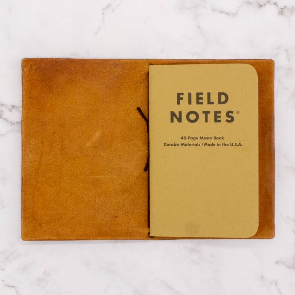 Pocket-Size Leather Traveler Notebook Cover – Fits 3.5" x 5.5" Midori-Style Inserts - Image 5