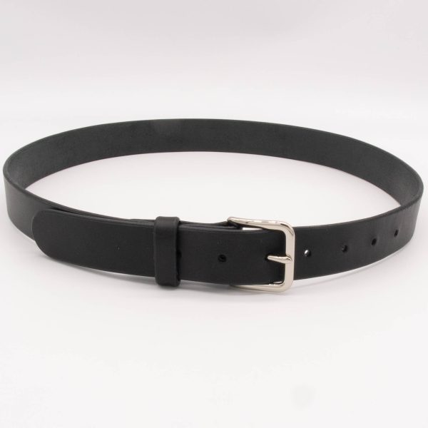 Classic Leather Belt - Black - Image 2