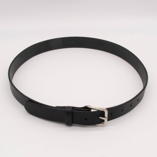 Classic Leather Belt - Black - Image 8