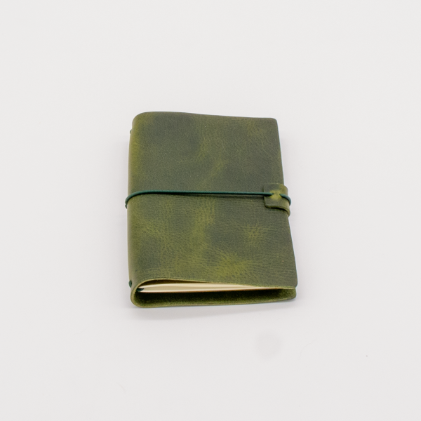 Pocket-Size Leather Traveler Notebook Cover – Fits 3.5" x 5.5" Midori-Style Inserts - Image 22