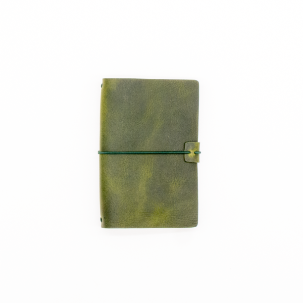 Pocket-Size Leather Traveler Notebook Cover – Fits 3.5" x 5.5" Midori-Style Inserts - Image 23