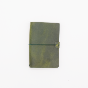 Pocket-Size Leather Traveler Notebook Cover (Include 3 Notebooks) – Fits 3.5" x 5.5" Midori-Style Refills