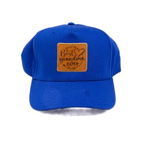 Leather Patch Ball Cap - Best Grandma Ever