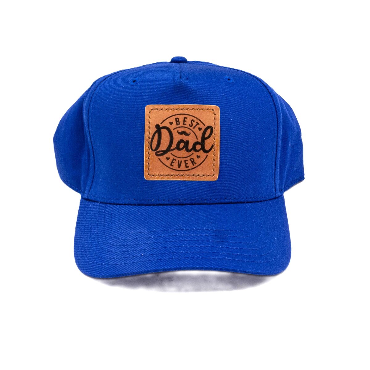 Leather Patch Ball Cap - Best Dad Ever 3 Leather Patch Ball Cap - Best Dad Ever - Image 3