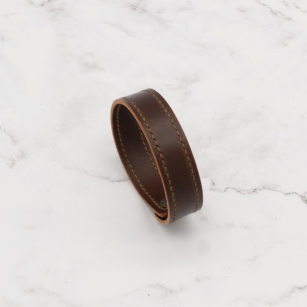Leather Bracelet with Snap - Image 3