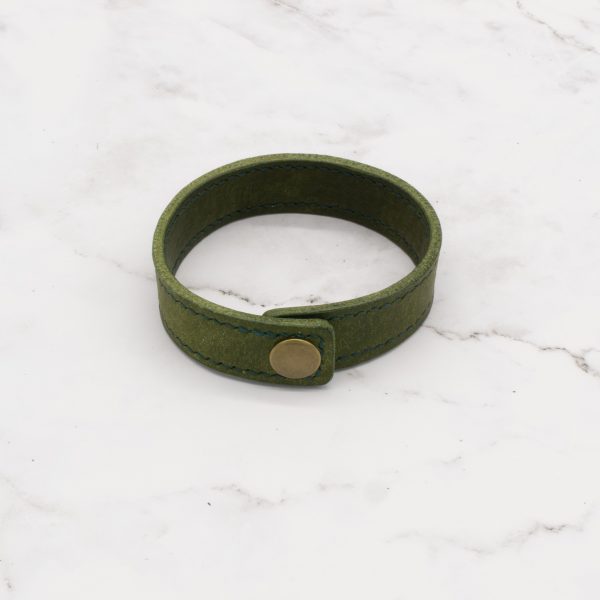 Leather Bracelet with Snap - Image 4