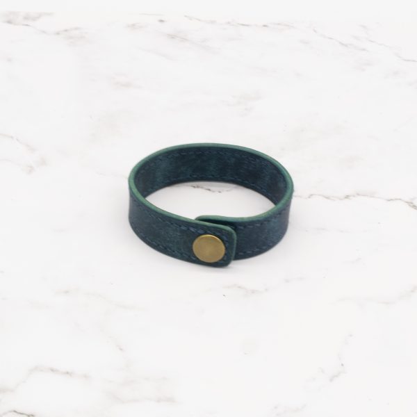 Leather Bracelet with Snap - Image 6