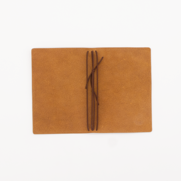 Pocket-Size Leather Traveler Notebook Cover (Include 3 Notebooks) – Fits 3.5" x 5.5" Midori-Style Refills - Image 5