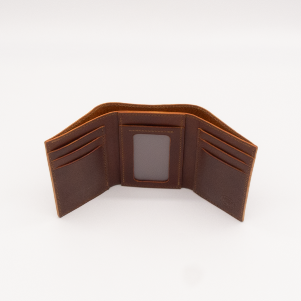 Classic Trifold Wallet with ID Window - Image 4