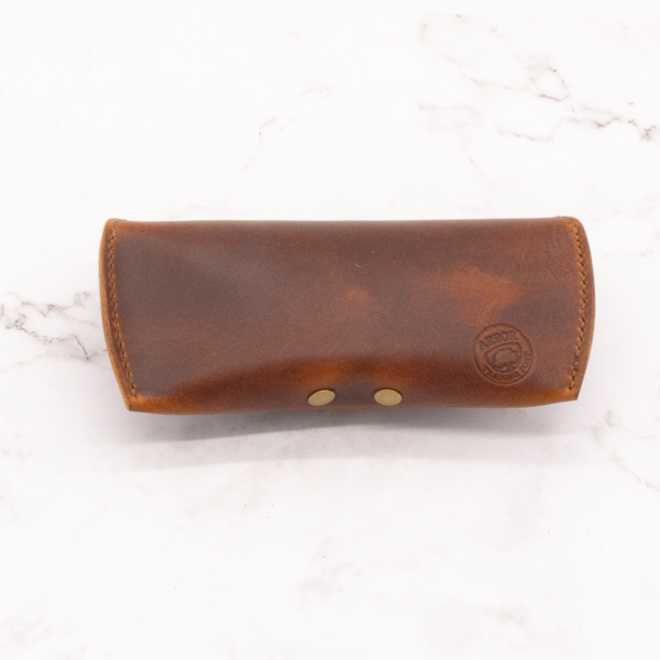 Leather Sunglass Case with Snap Closure - Image 9