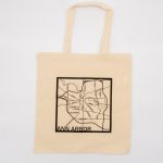 Cotton Tote Bag Natural - Ann Arbor Map