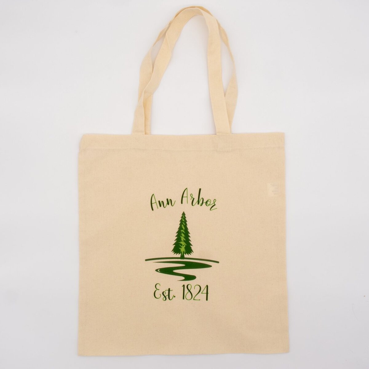Cotton Tote Bag Natural - Ann Arbor est. 1824