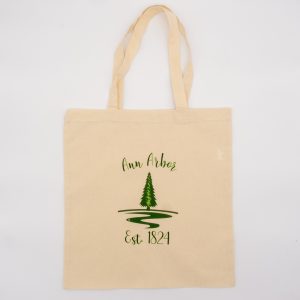 Home 22 Cotton Tote Bag Natural - Ann Arbor est. 1824