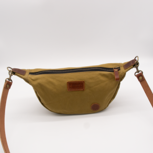 Waxed Canvas Crossbody Sling Bag (Sample Sale)