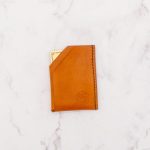 Leather Minimalist Card Case Wallet - Two Pocket